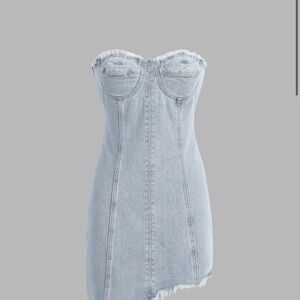 CIDER DENIM DRESS